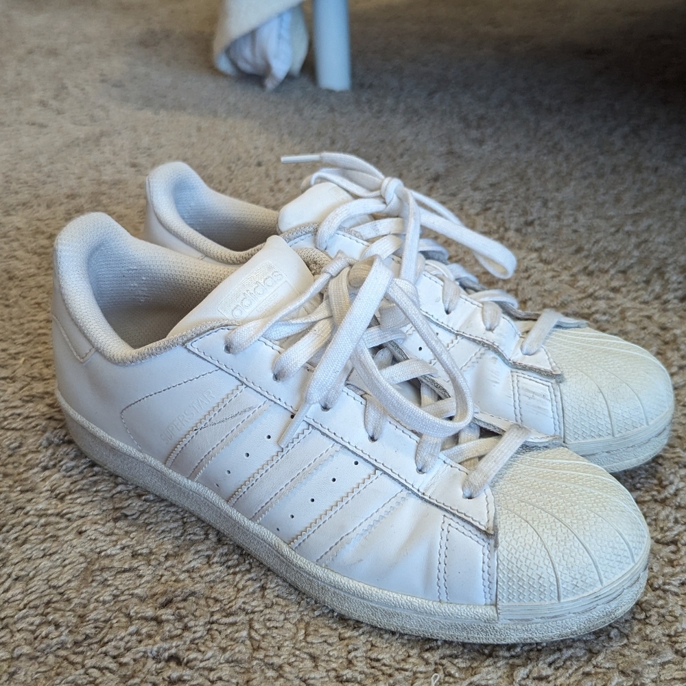 Adidas sambas all white street shoes